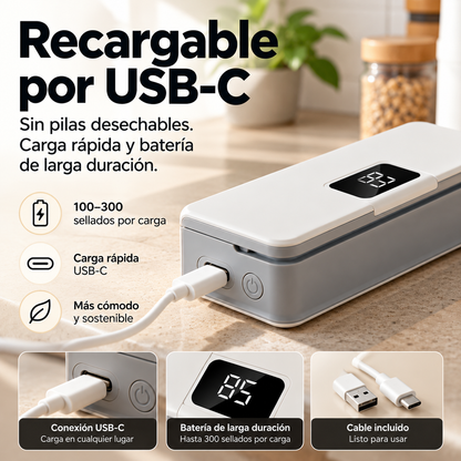 Sealio™ | Sellador de Bolsas Portátil